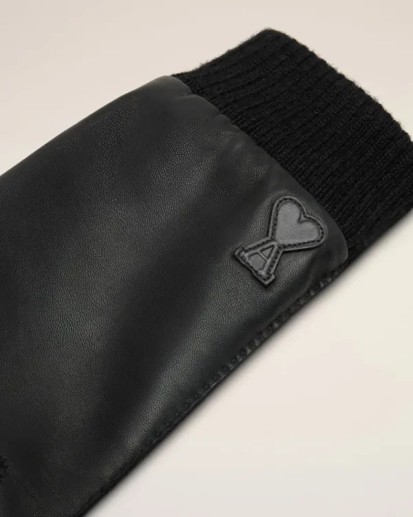 Store Ami de Coeur Leather Patch Gloves Scarves & Gloves