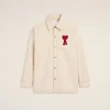 Hot Beige Cotton Ami de Coeur Overshirt Denim | Ami De Coeur