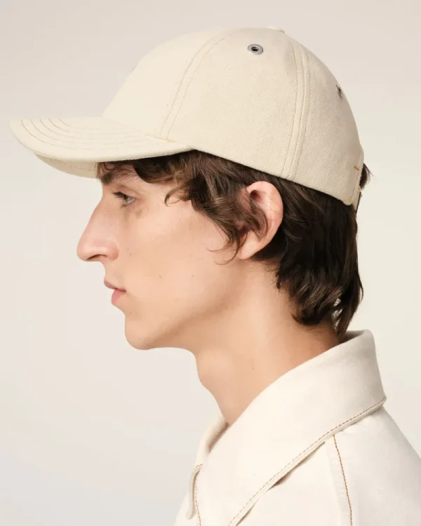 Best Sale Beige Cotton Ami de Coeur Embroidery Cap Women Caps | Ami De Coeur