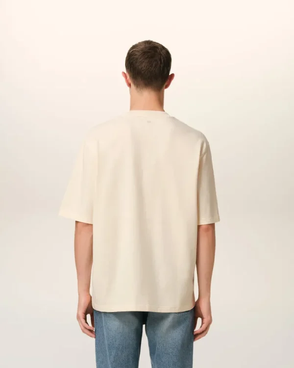 Store Beige Cotton Ami de Coeur Patch T-Shirt Ami De Coeur | T-shirts & Polos