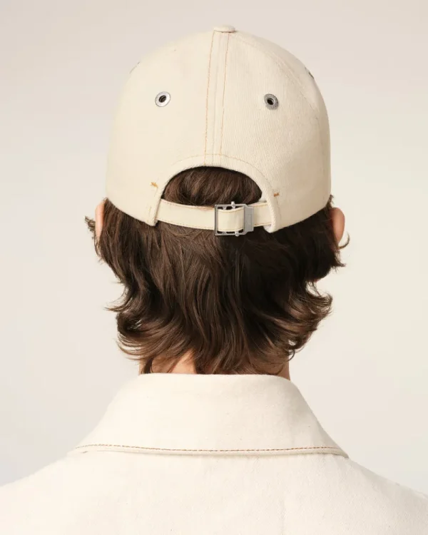 Best Sale Beige Cotton Ami de Coeur Embroidery Cap Women Caps | Ami De Coeur