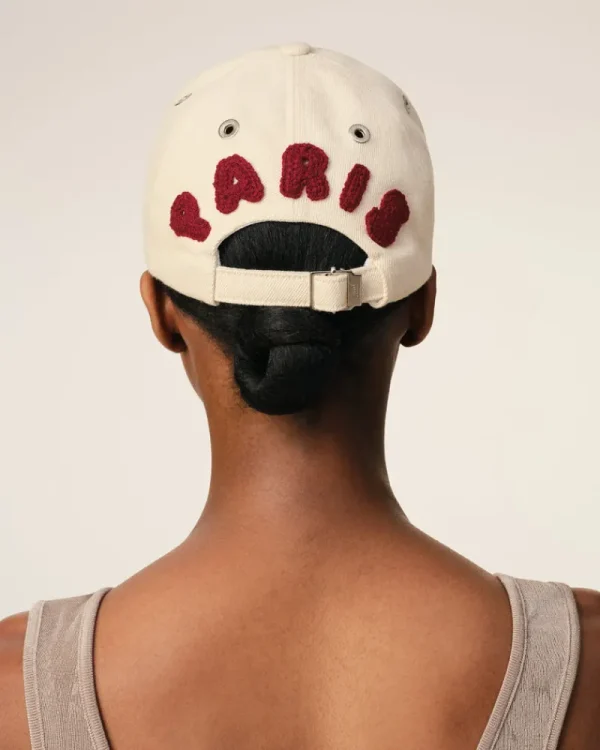 Shop Beige Cotton Patch Trucker Cap Women Caps | Caps