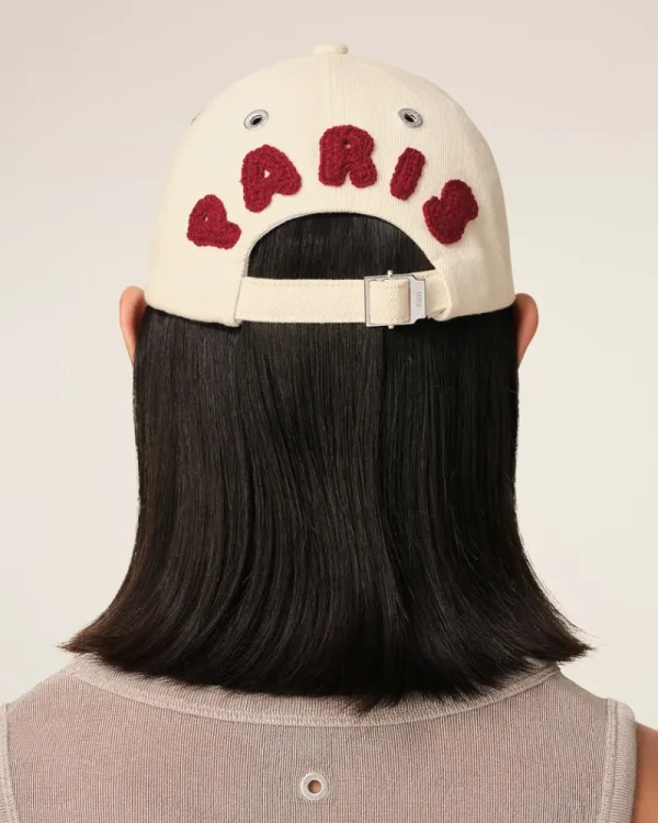 Shop Beige Cotton Patch Trucker Cap Women Caps | Caps
