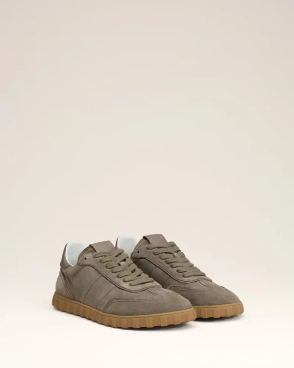 Store Beige Leather Low Top Step Sneakers Women Sneakers | Sneakers