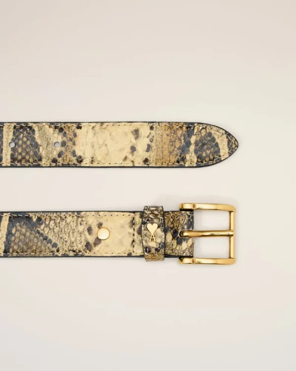 Online Beige Leather Paris Paris Belt Women Belts | Belts