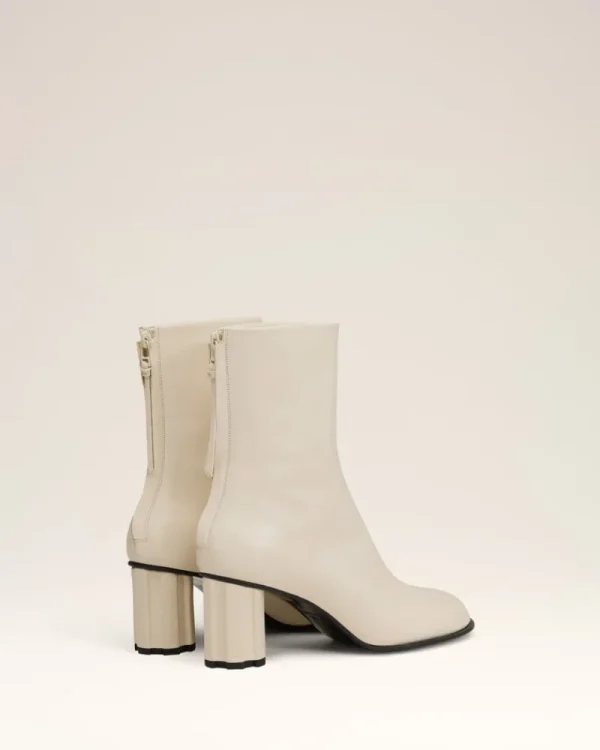 Best Beige Leather Piano Boots Women Other Shoes