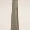 Discount Beige Long Straight Dress Women Dresses & Jumpsuits