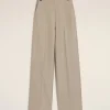 Cheap Beige New Wool Sailor Trousers Women Denim | Trousers