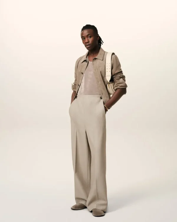 Cheap Beige New Wool Sailor Trousers Tailoring | Trousers
