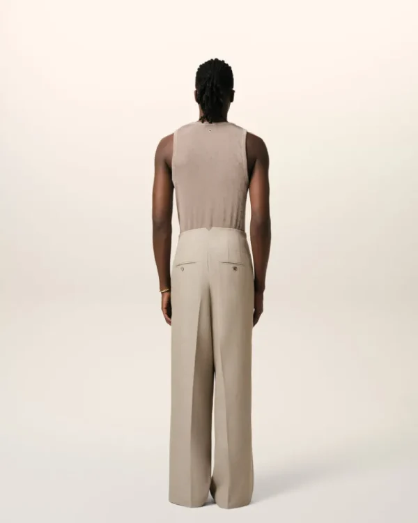 Cheap Beige New Wool Sailor Trousers Tailoring | Trousers