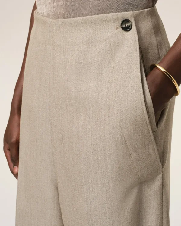 Cheap Beige New Wool Sailor Trousers Tailoring | Trousers