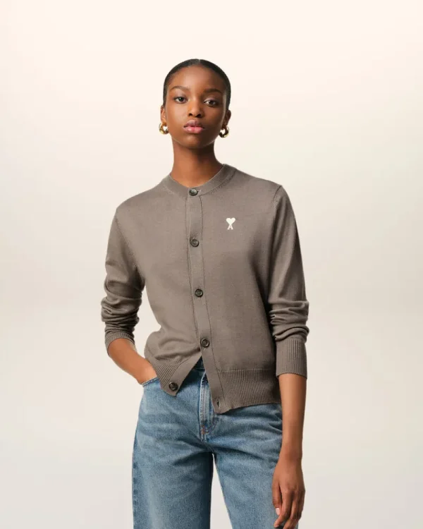 Hot Beige Wool Ami de Coeur Cardigan Women Sweaters & Cardigans | Ami De Coeur