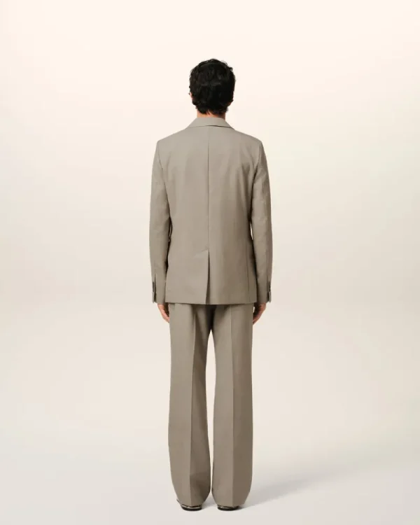 Discount Beige Wool Two Buttons Jacket Tailoring | Coats & Jackets