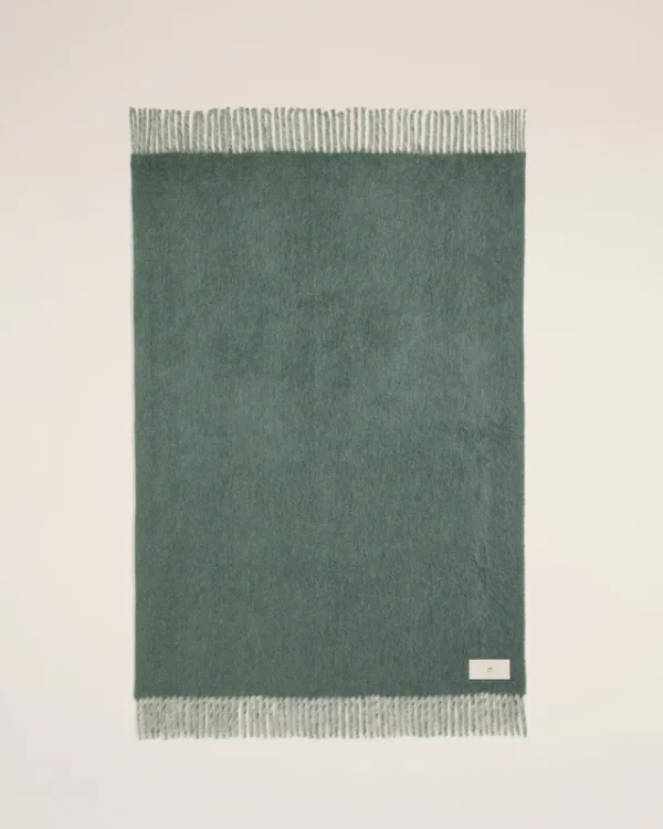 Outlet Bicolor Double-Sided Blanket With Ami Alexandre Mattiussi Tab Women Other Accessories | Ami De Coeur
