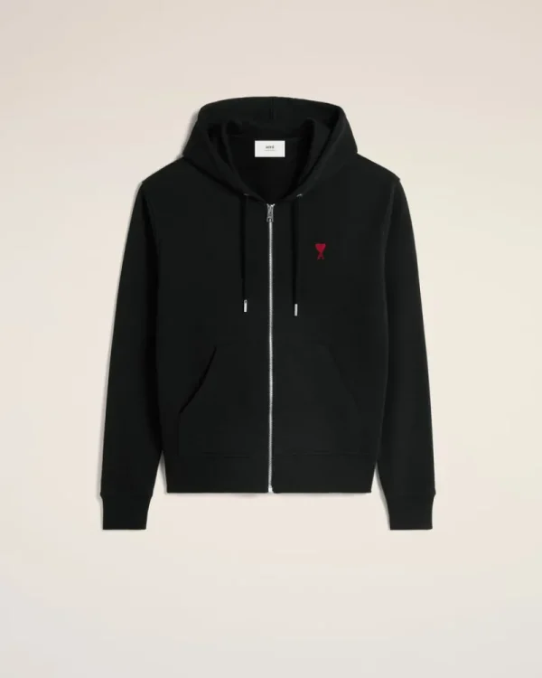 Cheap Cotton Ami de Coeur Zipped Hoodie Women Sweatshirts & Hoodies | Ami De Coeur