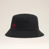 Discount Cotton Ami de Coeur Embroidery Bucket Hat Women Hats & Beanies | Ami De Coeur