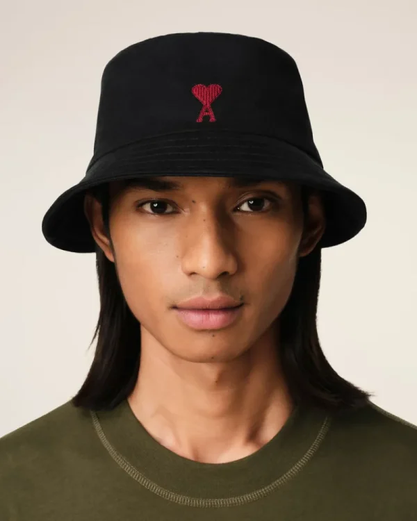 Discount Cotton Ami de Coeur Embroidery Bucket Hat Women Hats & Beanies | Ami De Coeur