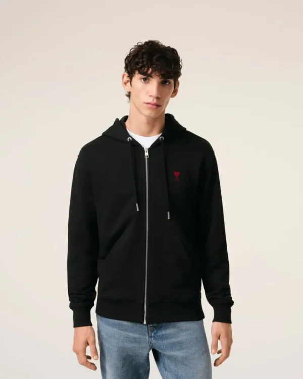 Cheap Cotton Ami de Coeur Zipped Hoodie Women Sweatshirts & Hoodies | Ami De Coeur