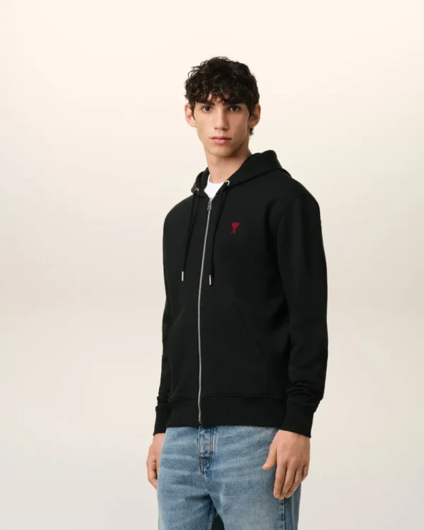 Cheap Cotton Ami de Coeur Zipped Hoodie Women Sweatshirts & Hoodies | Ami De Coeur