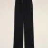 Fashion Flare Fit Elasticated Trousers Women Trousers