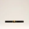 Online Black Leather Ami de Coeur Belt Women Belts | Ami De Coeur