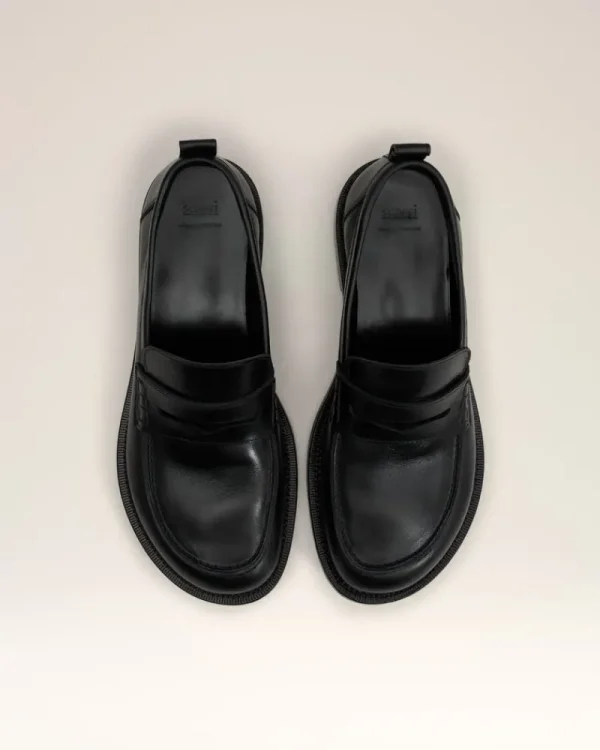 Outlet Leather Anatomical Toe Loafers Flats