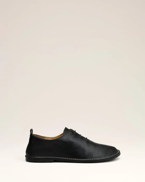 Hot Leather One Cut Shoes Women Flats | Derbies & Loafers