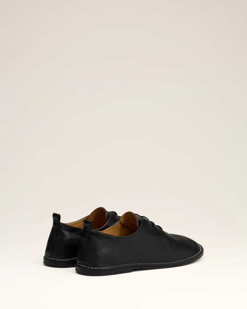 Hot Leather One Cut Shoes Women Flats | Derbies & Loafers