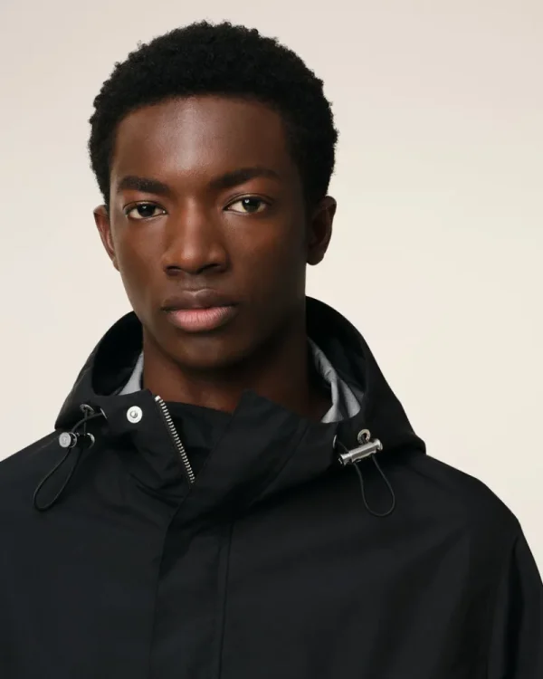 Hot Water-repellent Long Hooded Windbreaker Coats & Jackets