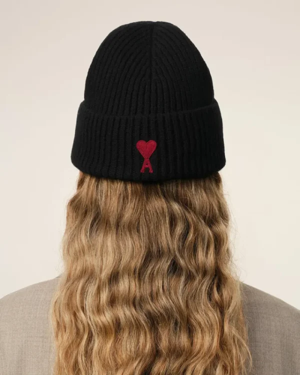 Cheap Black Wool Ami de Coeur Beanie Women Hats & Beanies | Ami De Coeur