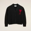 Cheap Black Wool Ami de Coeur Cardigan Women Sweaters & Cardigans | Ami De Coeur
