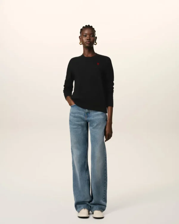 Cheap Wool Ami de Coeur Crew Neck Sweater Women Sweaters & Cardigans | Ami De Coeur