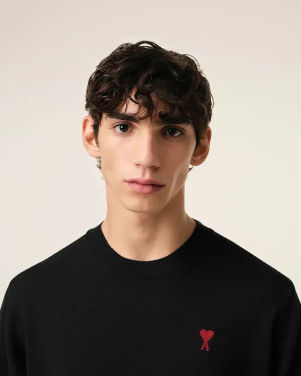 Online Wool Ami de Coeur Crew Neck Sweater Sweaters & Cardigans | Ami De Coeur