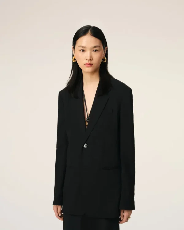 Best Sale Wool Semi-Lined Jacket Women Denim | Coats & Jackets