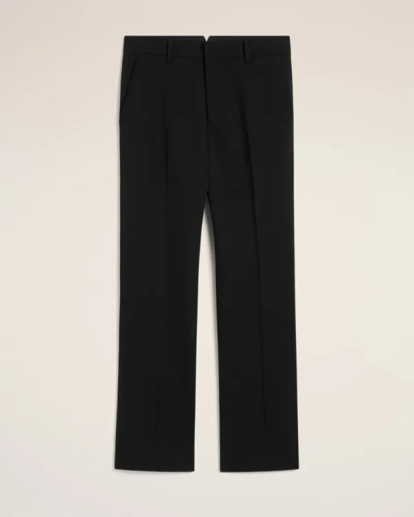 Cheap Wool Straight Fit Trousers Tailoring | Trousers