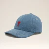 Best Blue Cotton Ami de Coeur Embroidery Cap Women Caps | Ami De Coeur