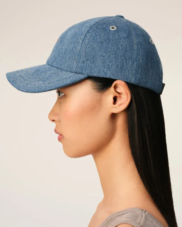 Best Blue Cotton Ami de Coeur Embroidery Cap Women Caps | Ami De Coeur