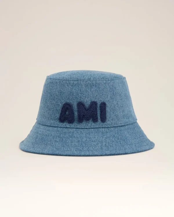 Hot Blue Cotton Patch Bucket Hat Women Hats & Beanies | Ami De Coeur