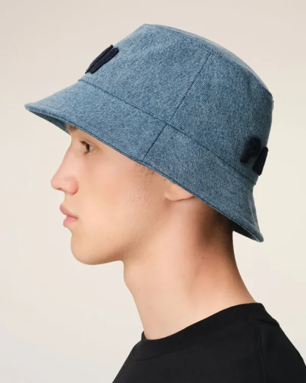 Hot Blue Cotton Patch Bucket Hat Women Hats & Beanies | Ami De Coeur