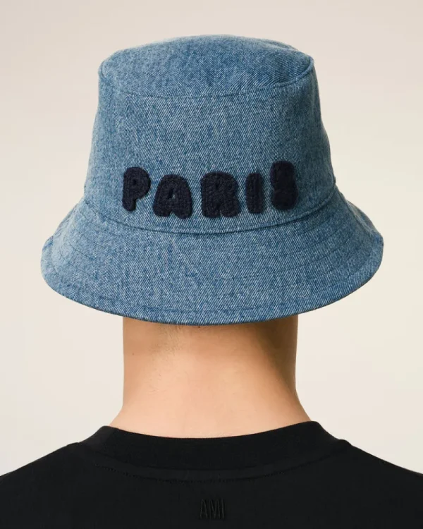Hot Blue Cotton Patch Bucket Hat Women Hats & Beanies | Ami De Coeur