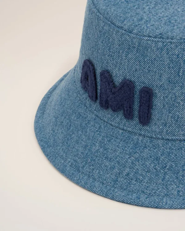 Hot Blue Cotton Patch Bucket Hat Women Hats & Beanies | Ami De Coeur