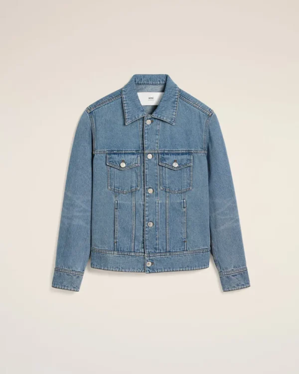 Store Blue Cotton Trucker Jacket Denim | Coats & Jackets