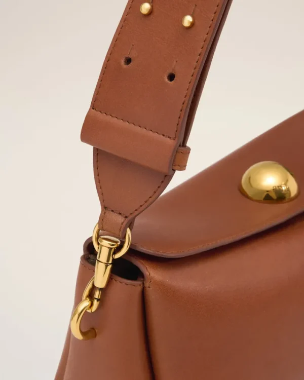 Clearance Brown Leather Carrousel Bag Women Crossbody Bags | Handbags