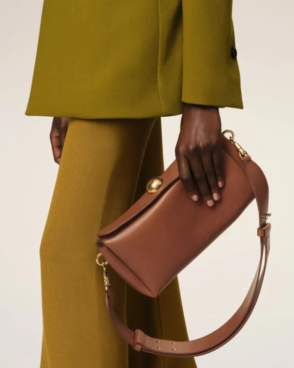 Clearance Brown Leather Carrousel Bag Women Crossbody Bags | Handbags