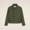 Clearance Green Buttoned Jacket Women Coats & Jackets | Coats & Jackets