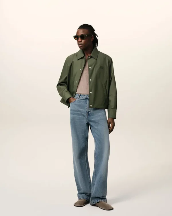 Clearance Green Buttoned Jacket Women Coats & Jackets | Coats & Jackets