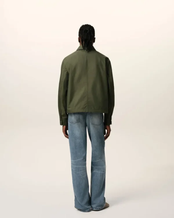 Clearance Green Buttoned Jacket Women Coats & Jackets | Coats & Jackets