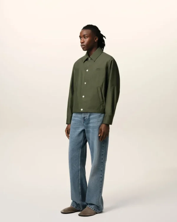 Clearance Green Buttoned Jacket Women Coats & Jackets | Coats & Jackets