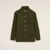 Discount Green Cotton Ami de Coeur Overshirt Coats & Jackets | Ami De Coeur