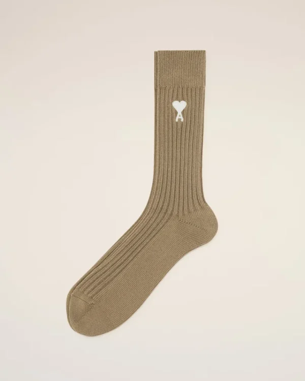 Cheap Green Cotton Ami de Coeur Socks Women Socks | Ami De Coeur